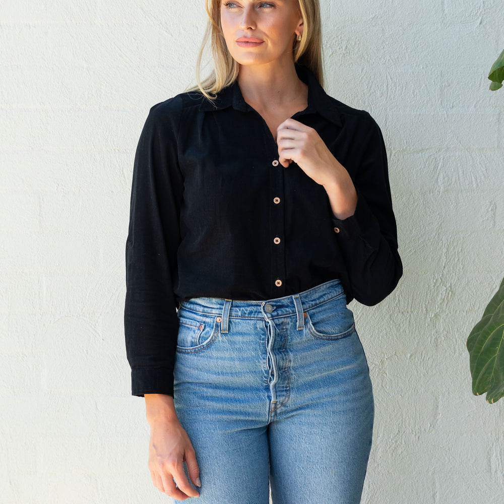 
                      
                        Black Baby Corduroy Shirt
                      
                    