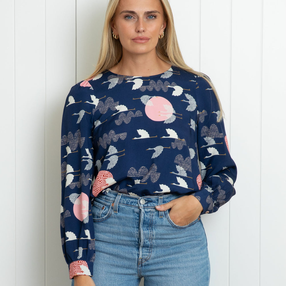 
                      
                        1000 CRANES Bell Sleeve Top
                      
                    