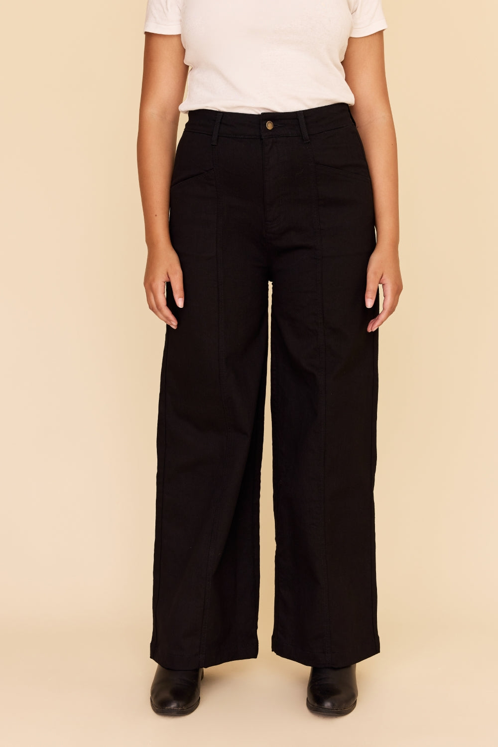 BLACK Denim High Waisted Jeans