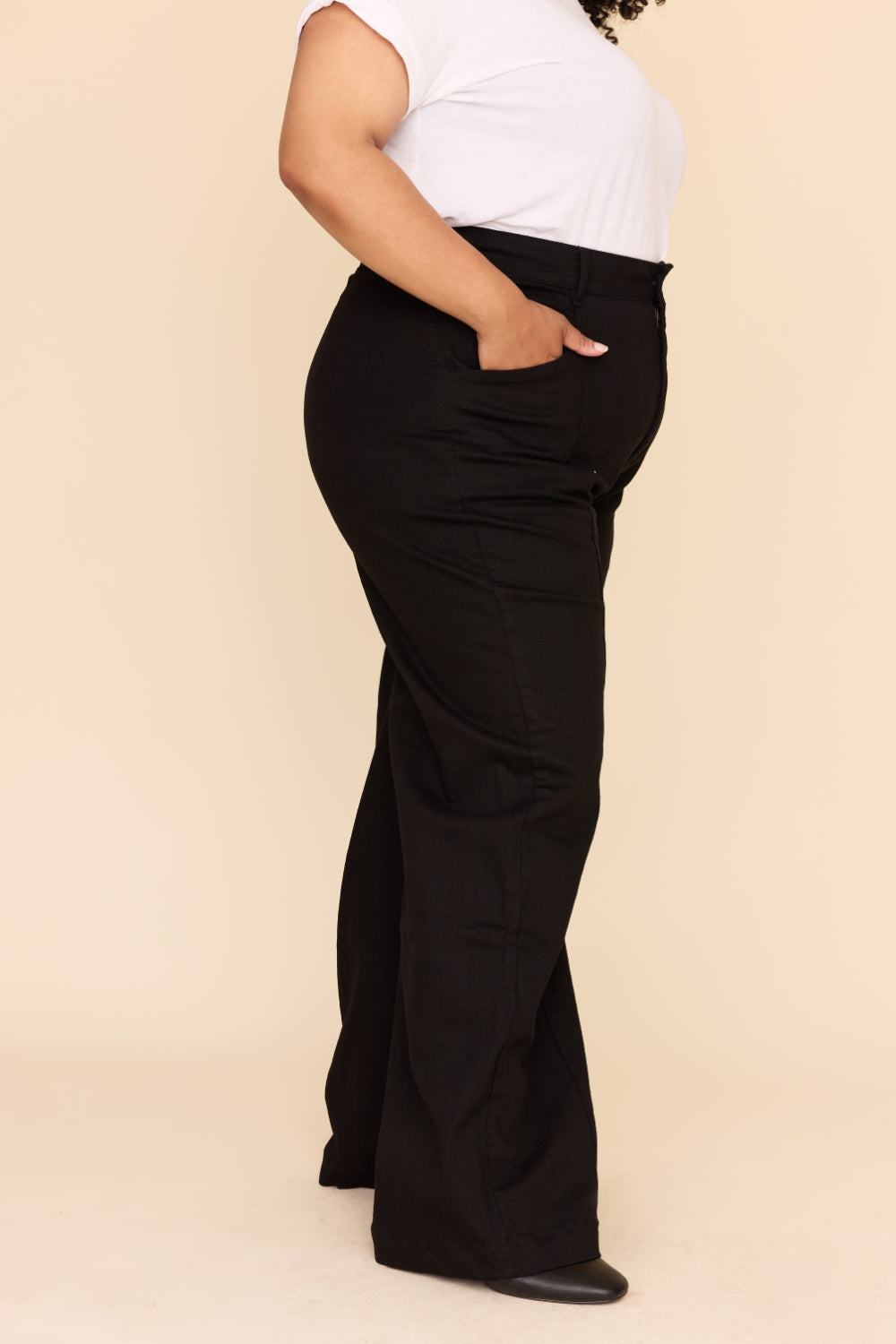 BLACK Denim High Waisted Jeans