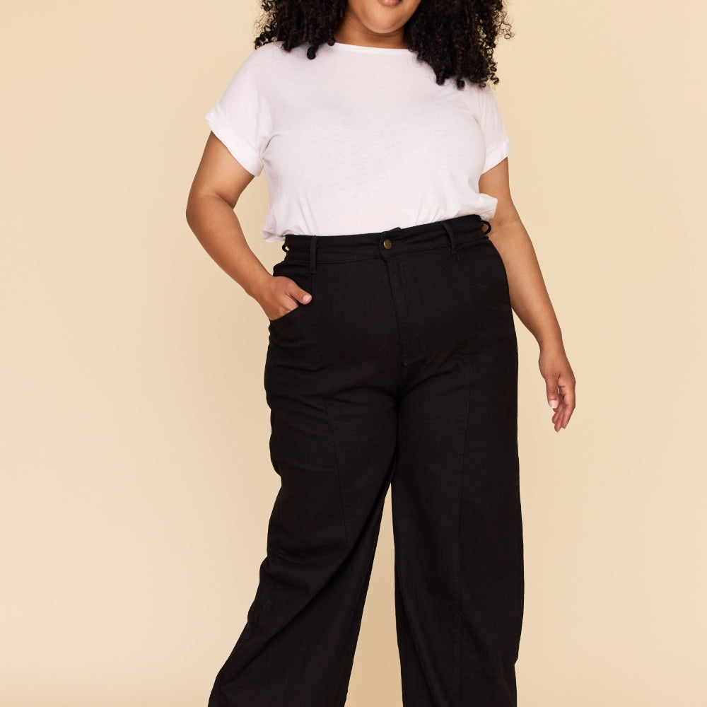 
                      
                        BLACK Denim High Waisted Jeans
                      
                    