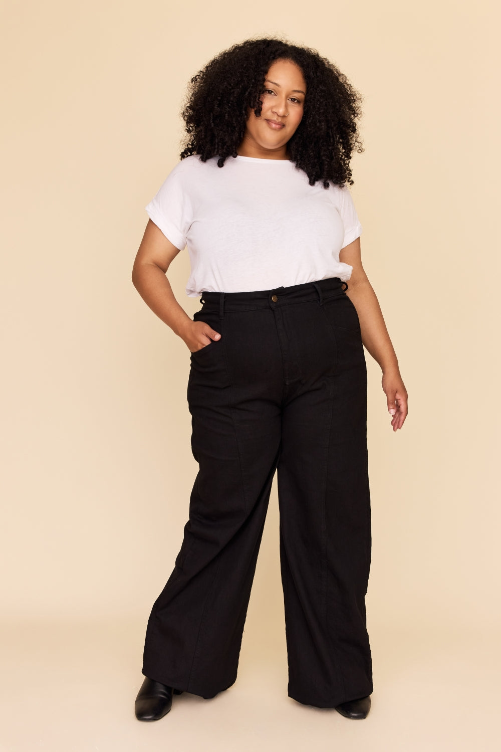 BLACK Denim High Waisted Jeans