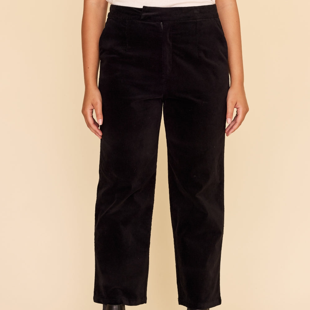 
                      
                        BLACK Velvet Pants
                      
                    