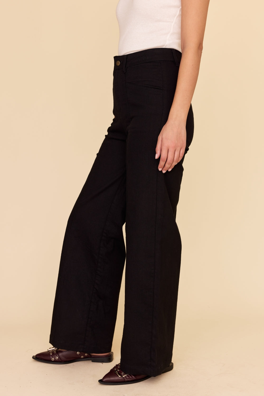 BLACK Denim High Waisted Jeans