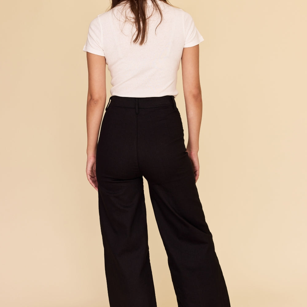 
                      
                        BLACK Denim High Waisted Jeans
                      
                    