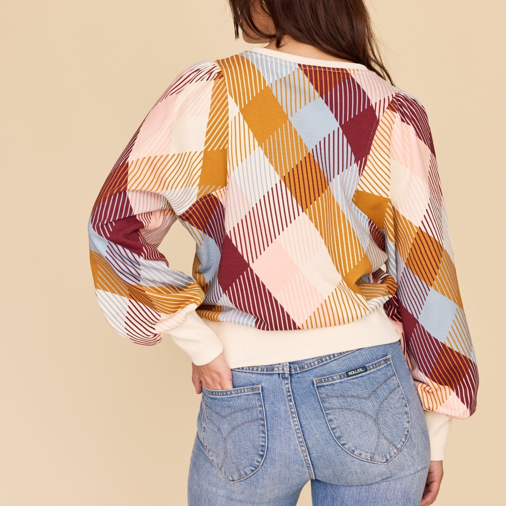 
                      
                        CHECKERED LOVE Batwing Windcheater
                      
                    