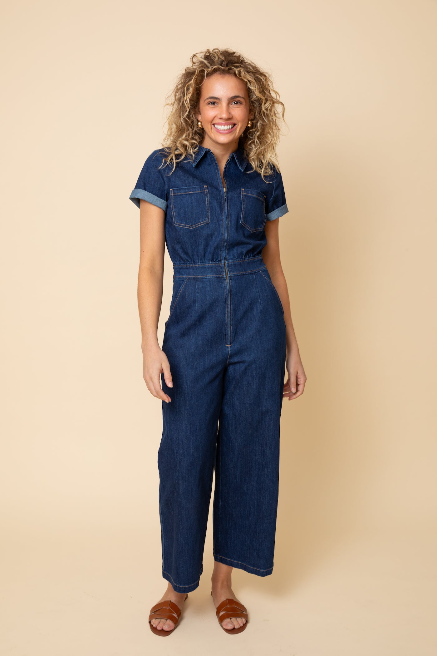 Denim Freestyler Jumpsuit - Washed Denim
