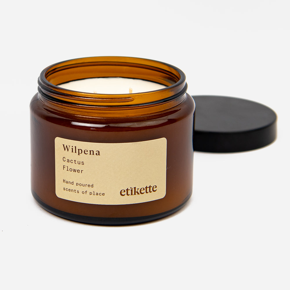 Wilpena // Cactus Flower Etikette Candle