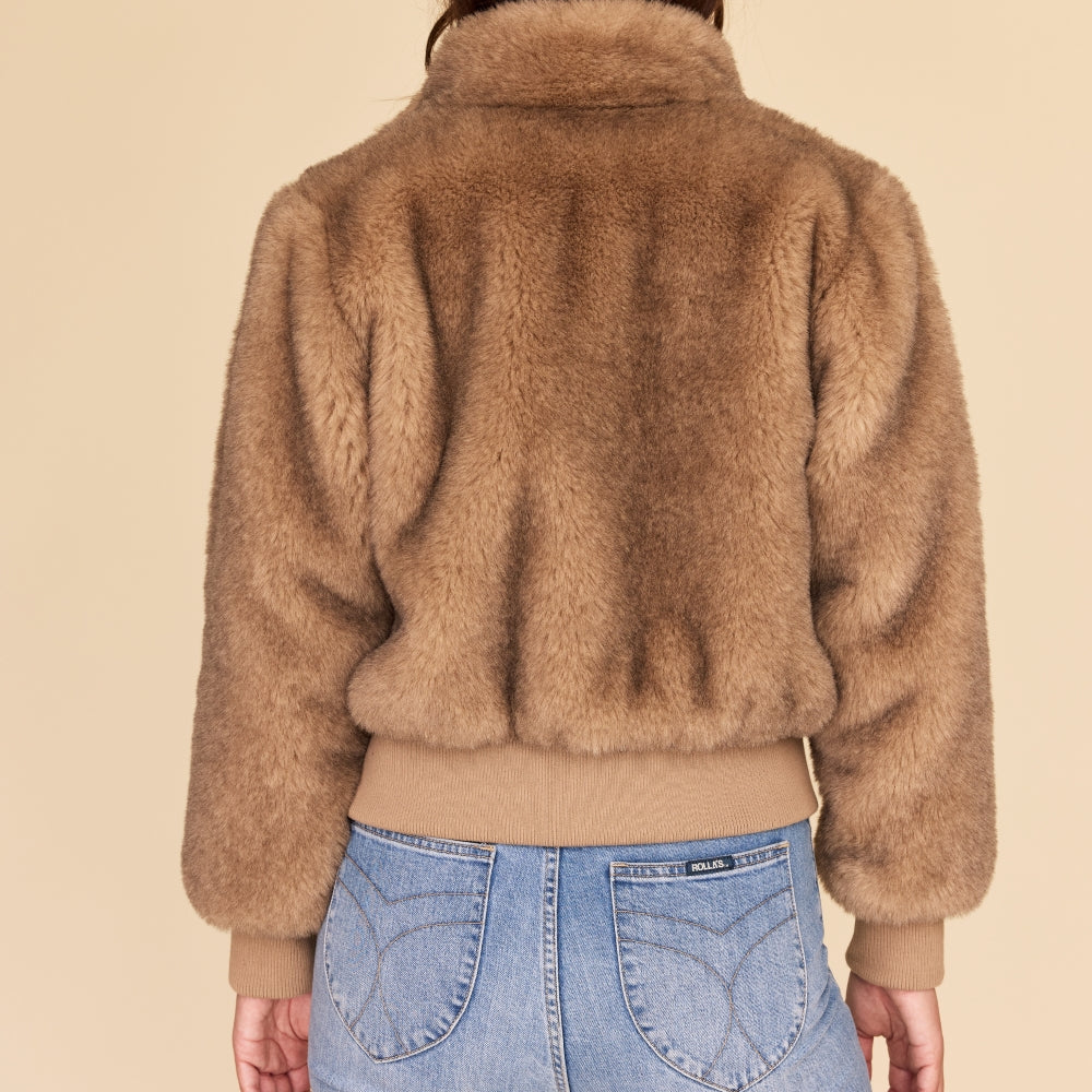 
                      
                        FAUX FUR Bomber Jacket
                      
                    