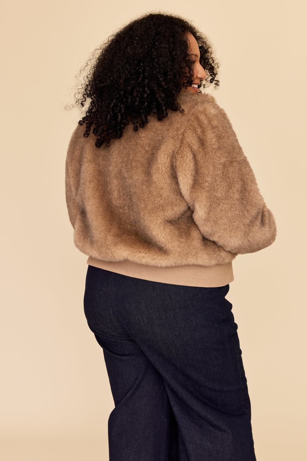 FAUX FUR Bomber Jacket