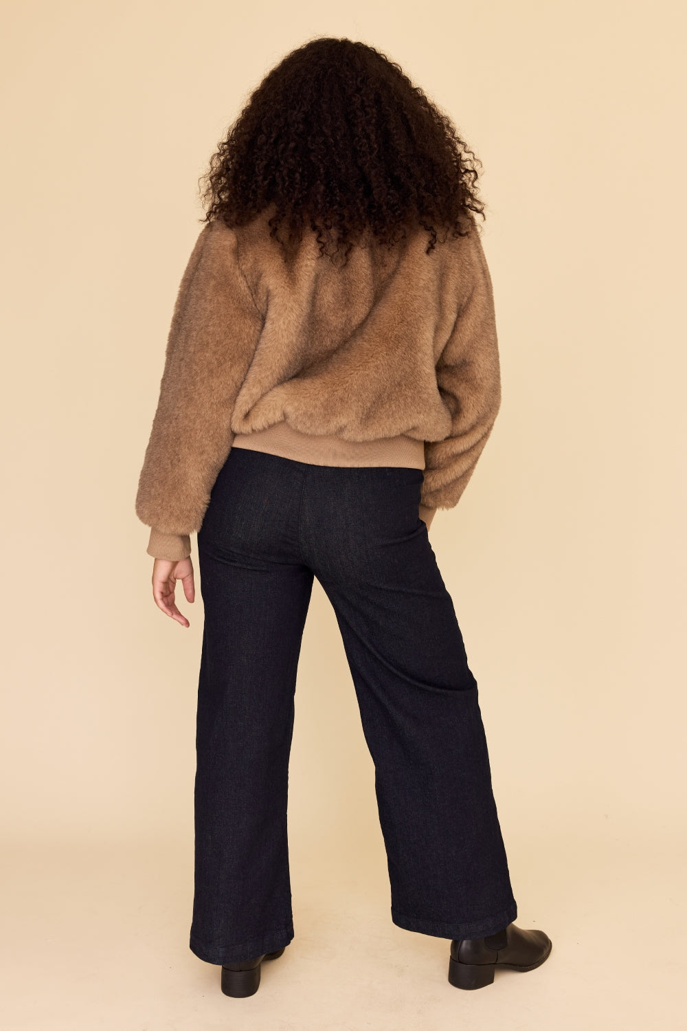 FAUX FUR Bomber Jacket
