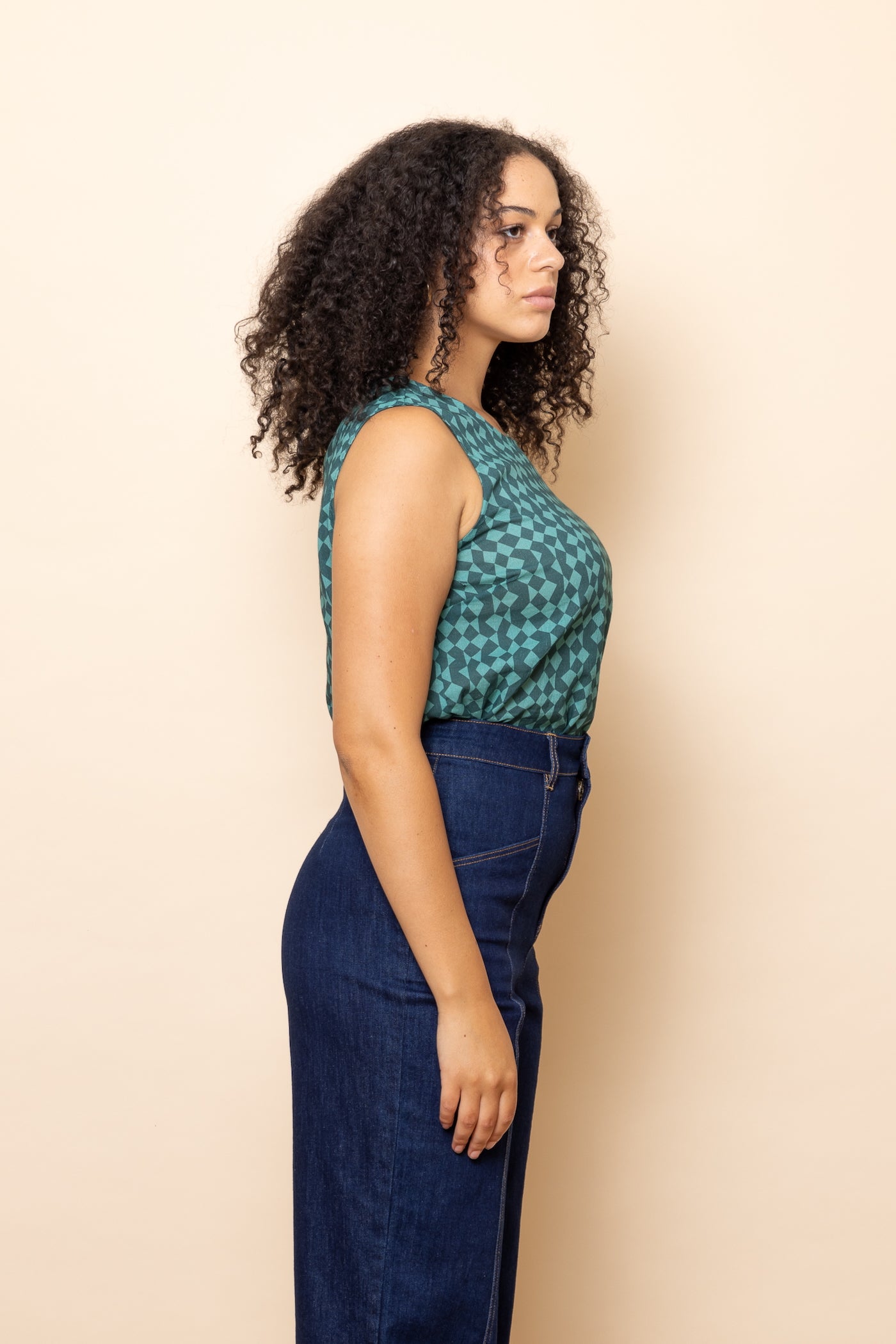 GREEN Mini Geo Top