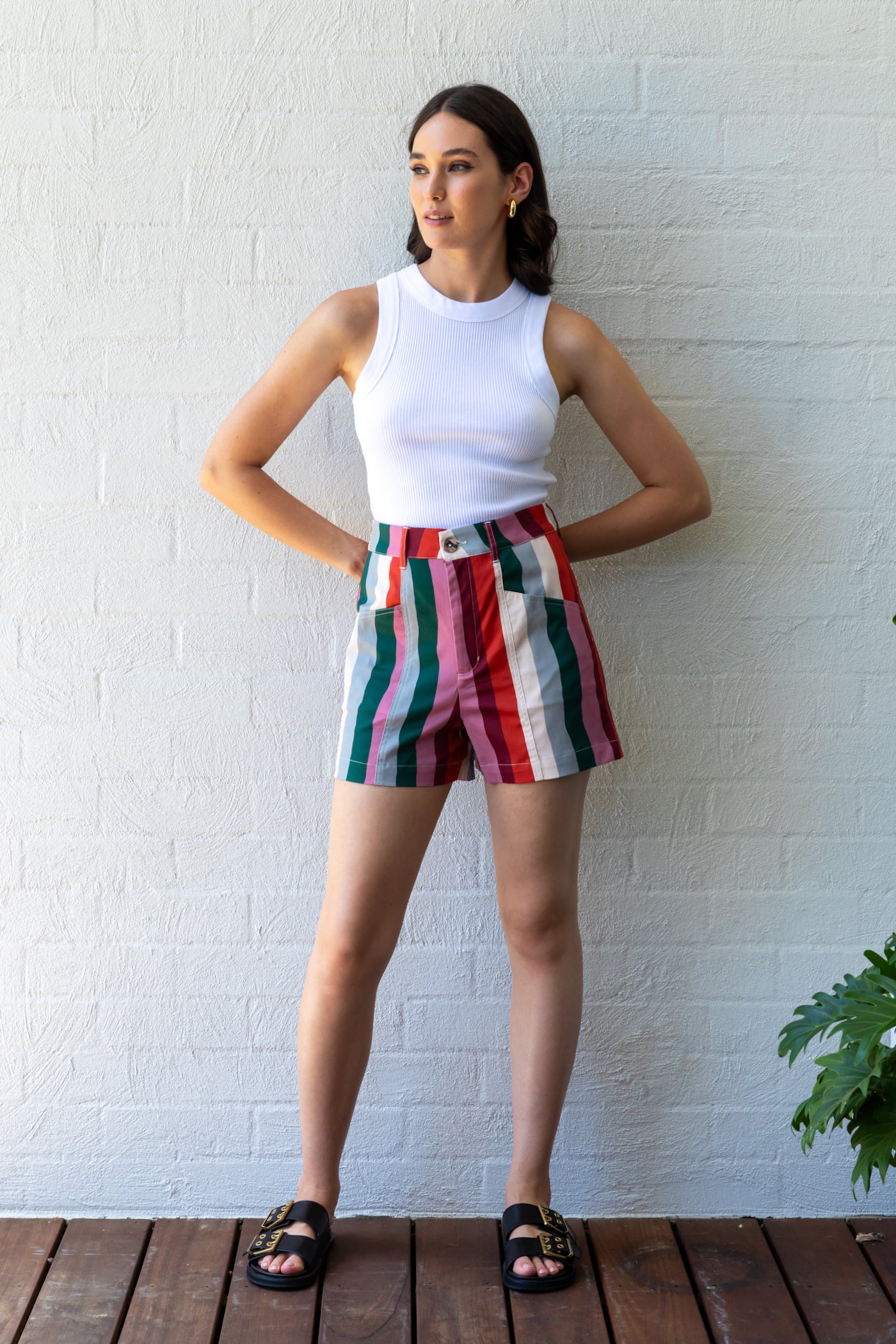 HOLIDAY High Waist Shorts