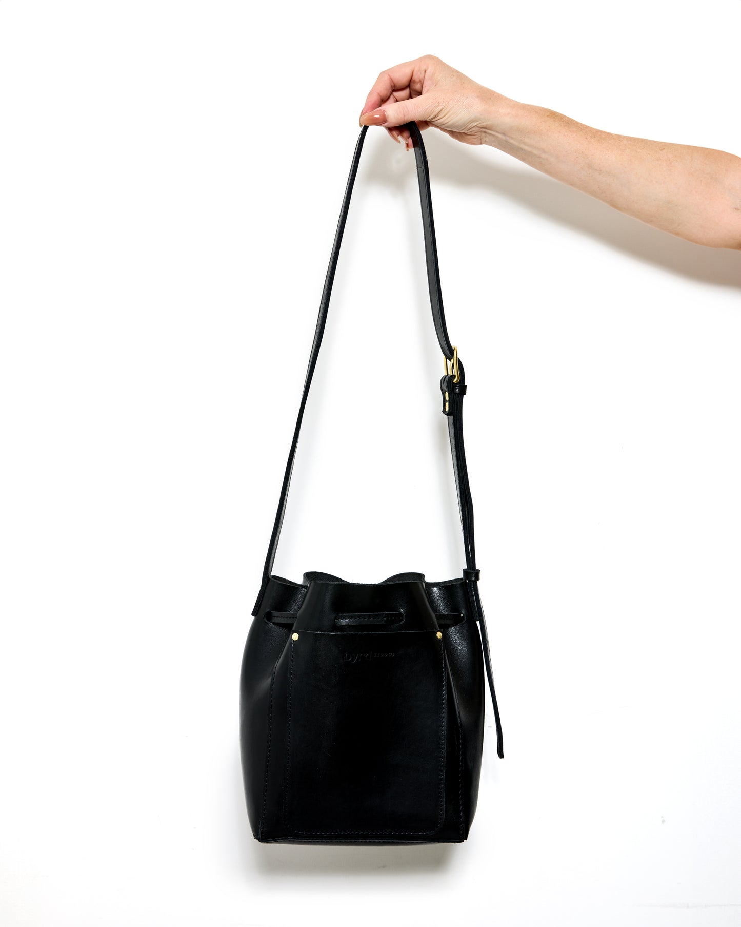 BUCKET LIST Bag by Byrd Studio - Licorice Black Leather