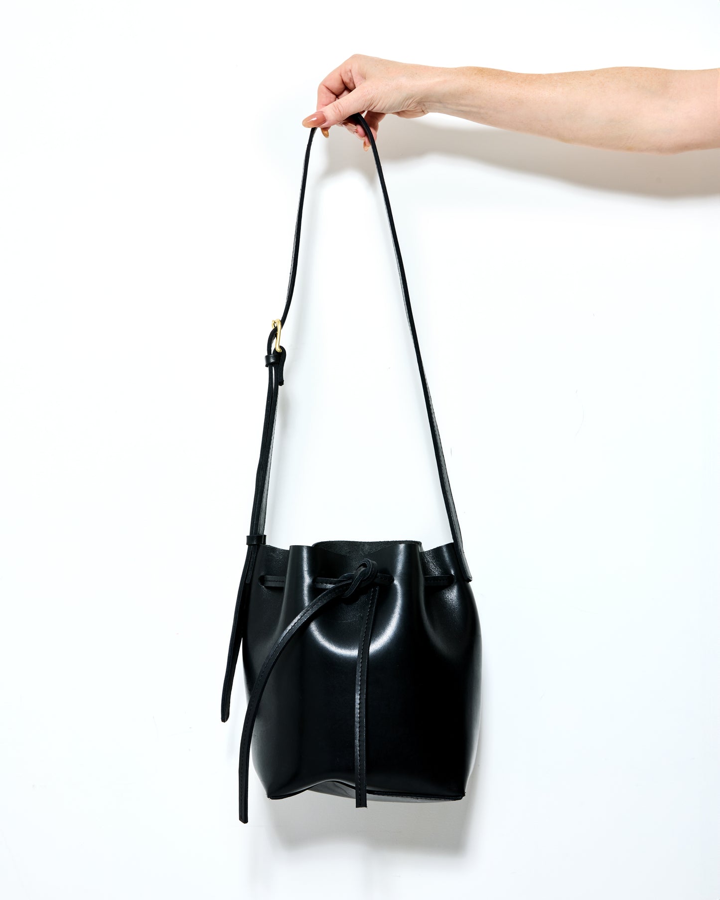 BUCKET LIST Bag by Byrd Studio - Licorice Black Leather