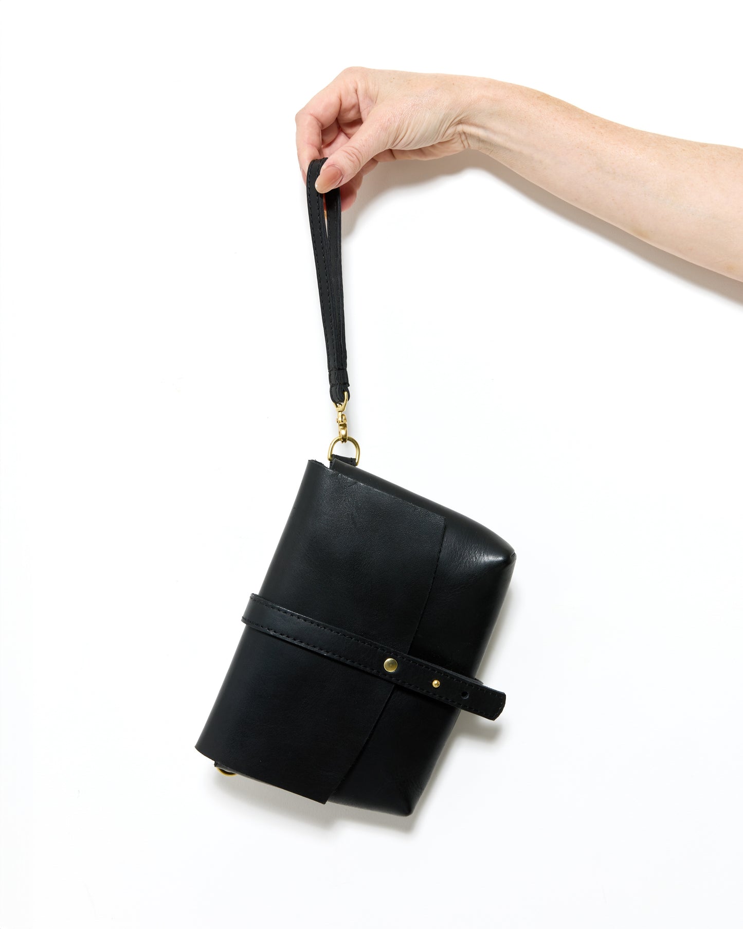 GOOD THING 3 WAYS Sling by Byrd Studio - Black Leather