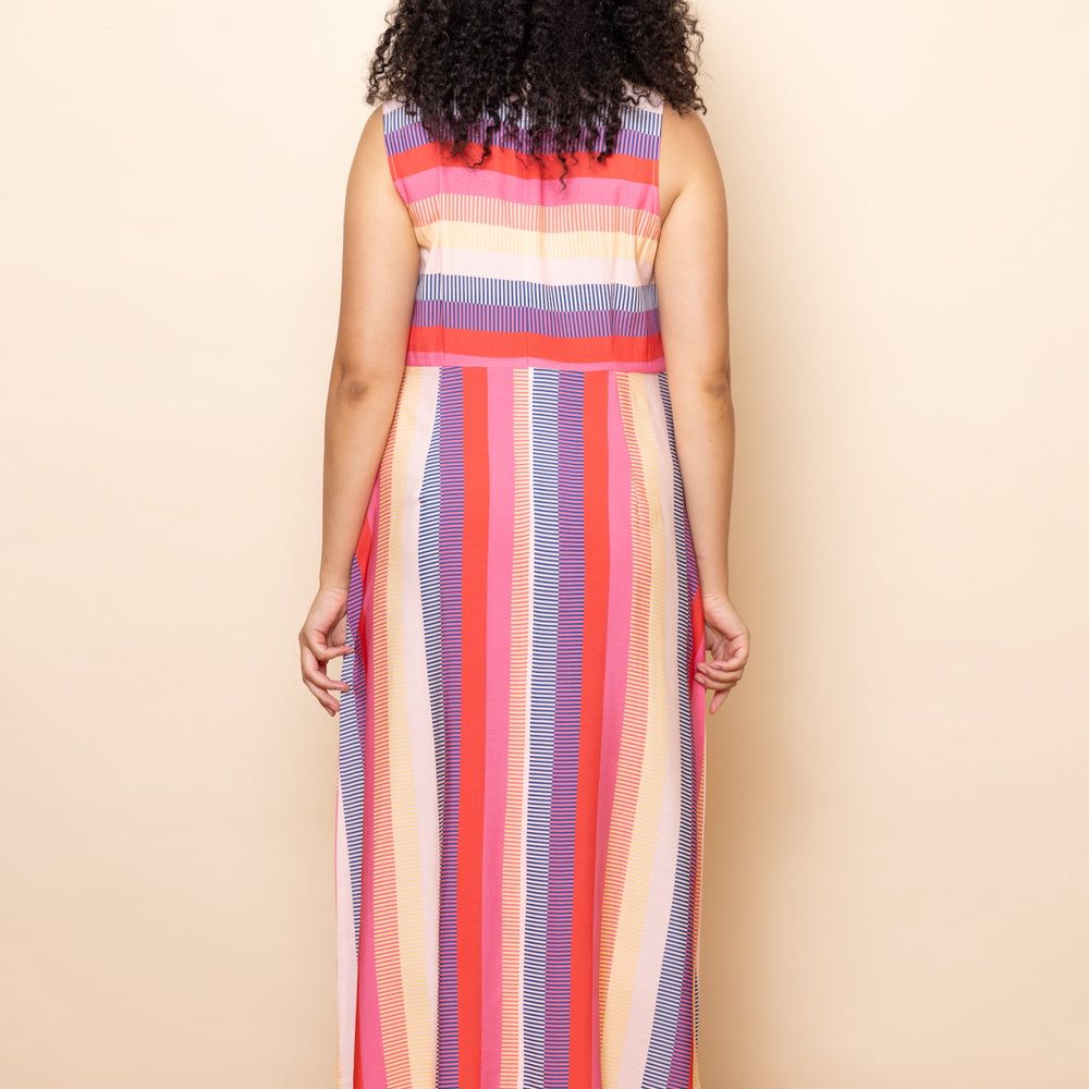 
                      
                        MIAMI STRIPE Sleeveless Shapeshifter Maxi Dress
                      
                    