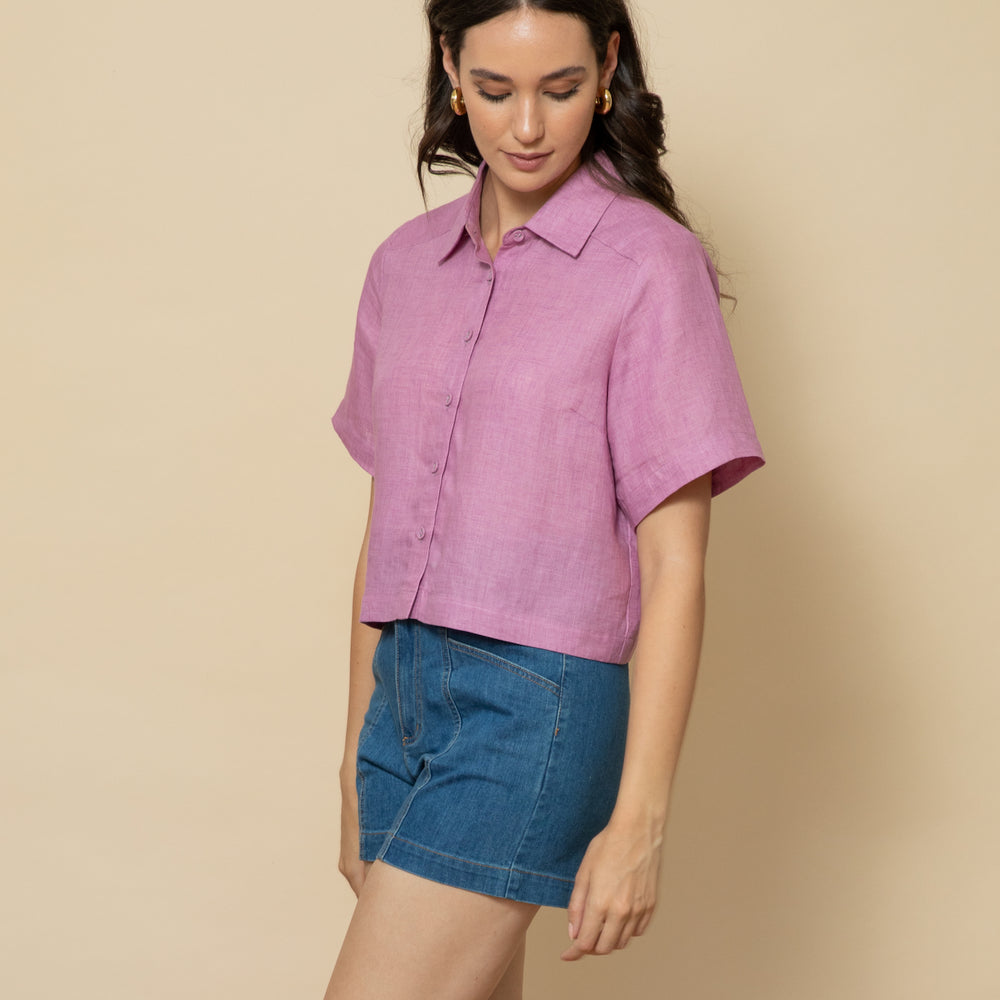 
                      
                        ORCHID Linen Shirt
                      
                    