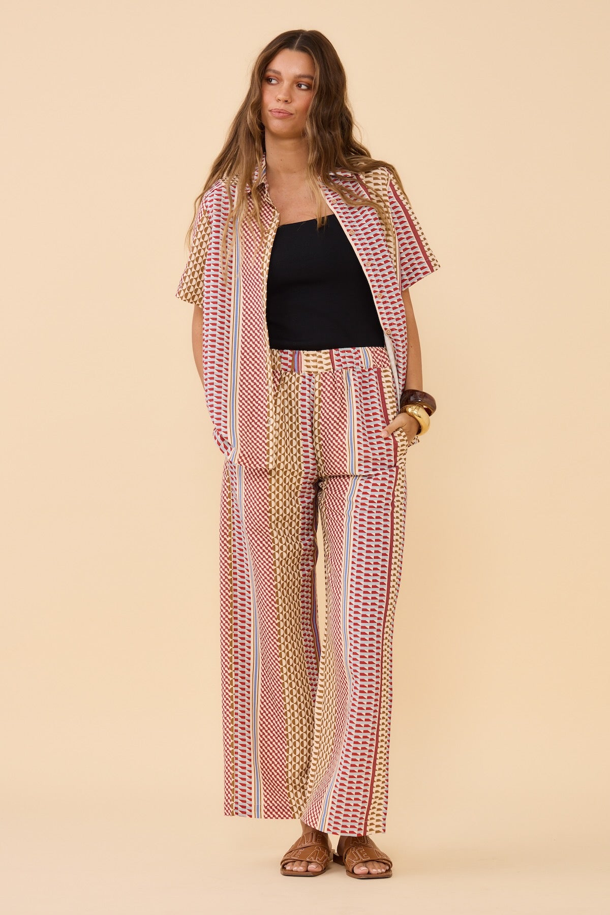 Woman wearing Frock Me Out Resort Mod Pants 