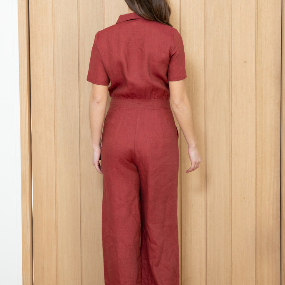 
                      
                        RUST Linen Freestyler Jumpsuit
                      
                    