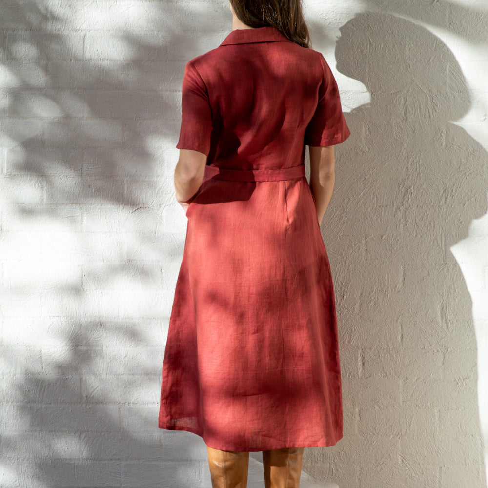 
                      
                        RUST Linen Shapeshifter Shirt Dress
                      
                    