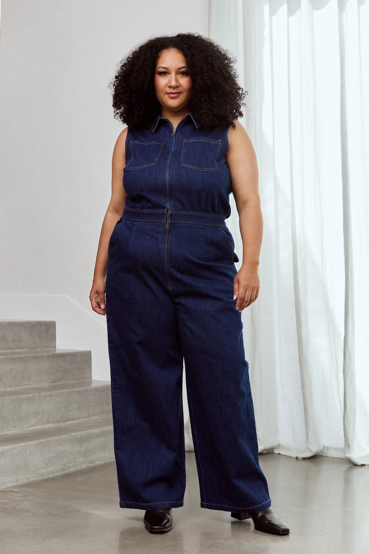 SLEEVELESS Denim Freestyler Jumpsuit