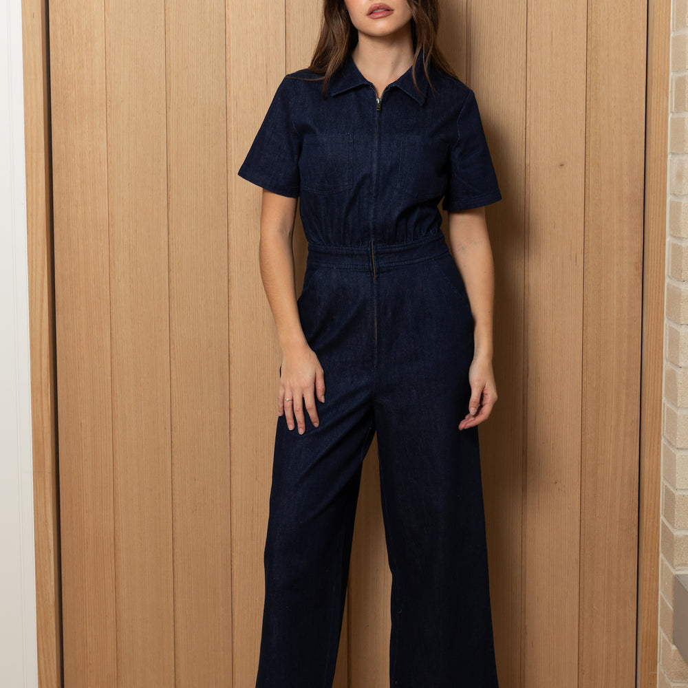 
                      
                        Denim Freestyler Jumpsuit - INDIGO
                      
                    