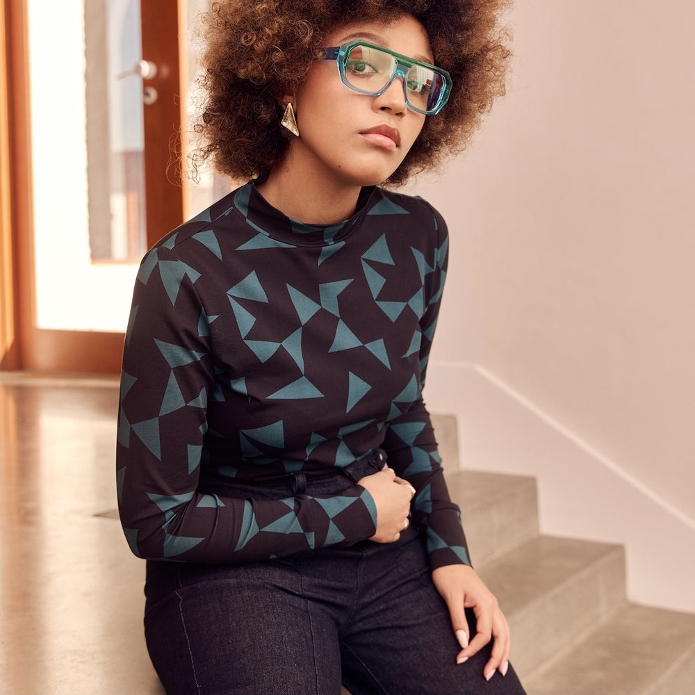 
                      
                        TANGO Mock Neck Top
                      
                    