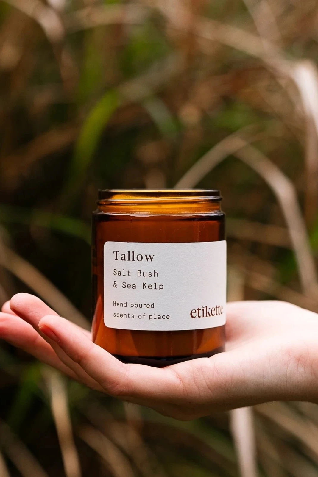 Tallow // Sea Salt + Bush Kelp Etikette Candle