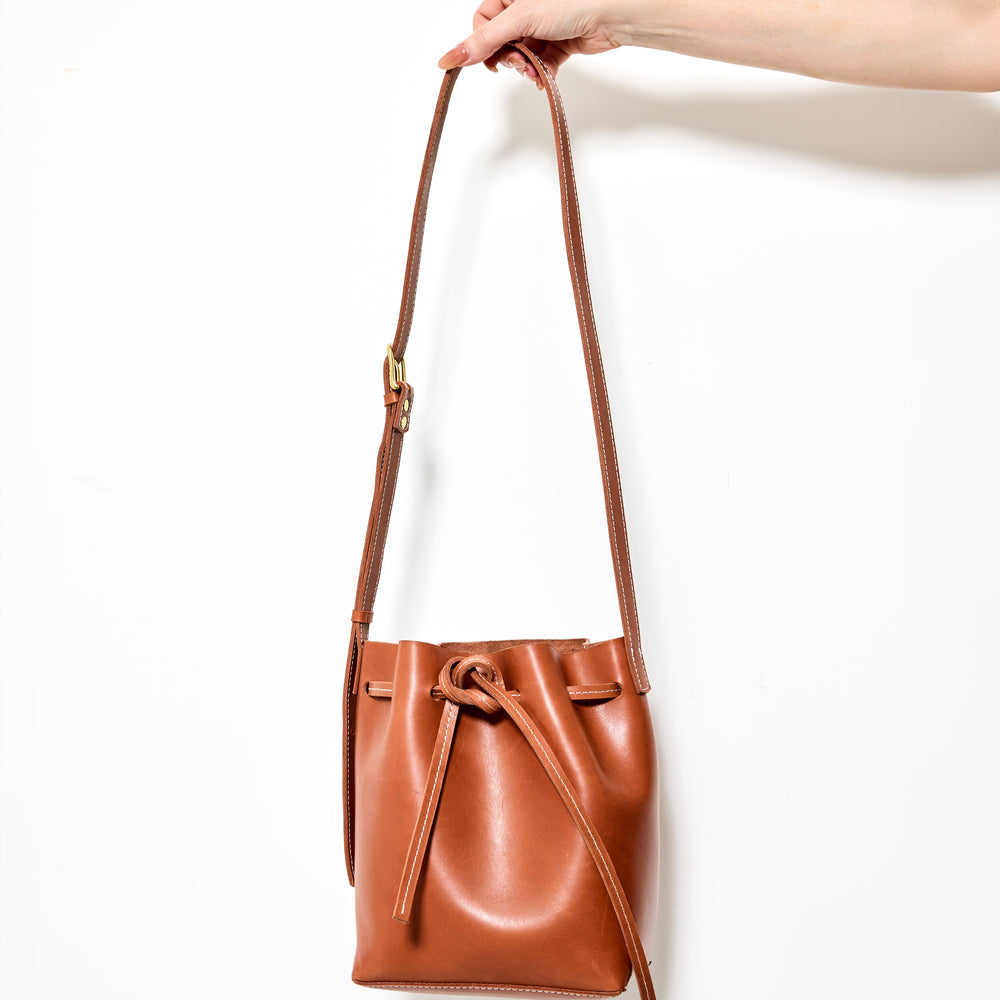 BUCKET LIST Bag by Byrd Studio - Toffee Tan Leather