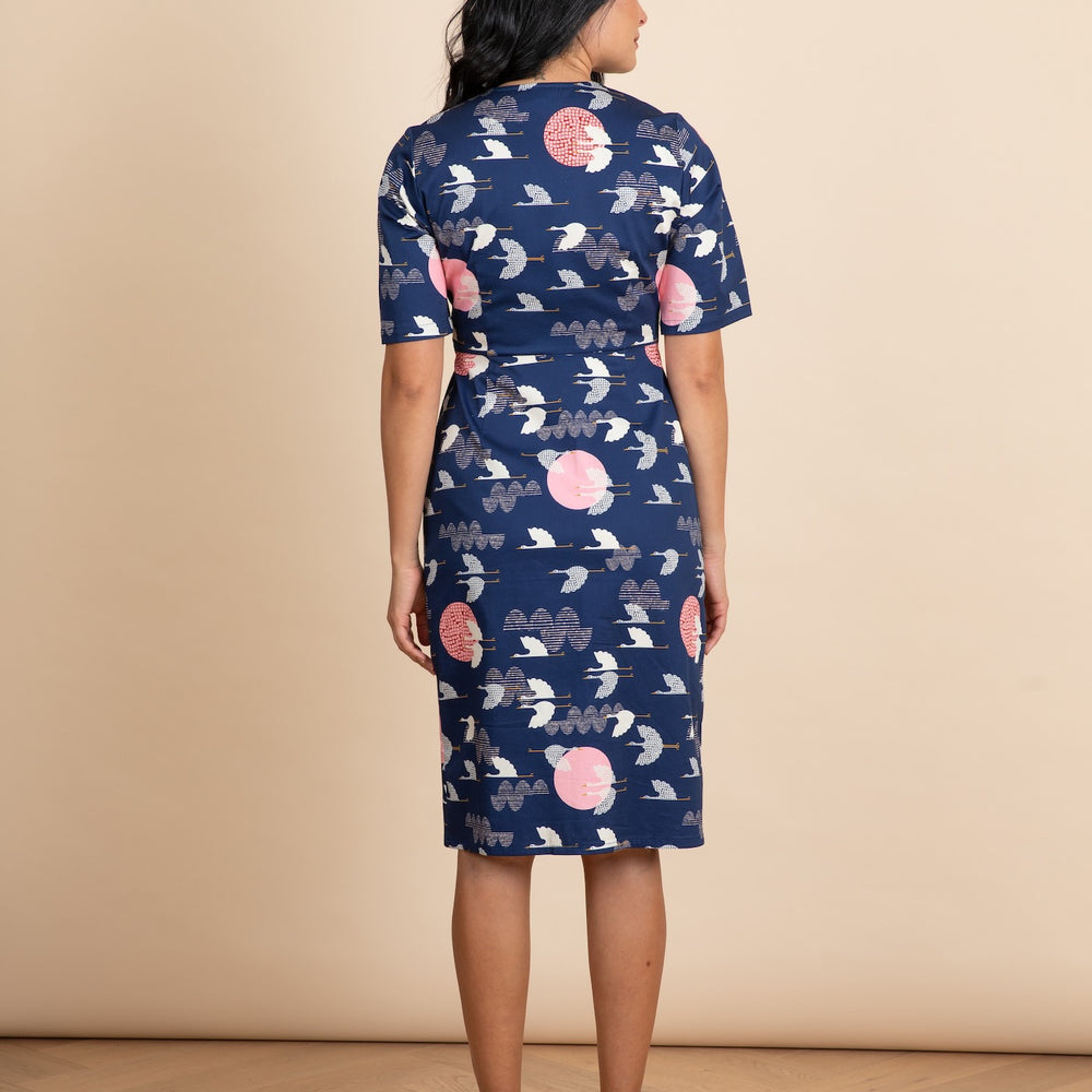 
                      
                        1000 CRANES V-Neck Pocket Dress
                      
                    