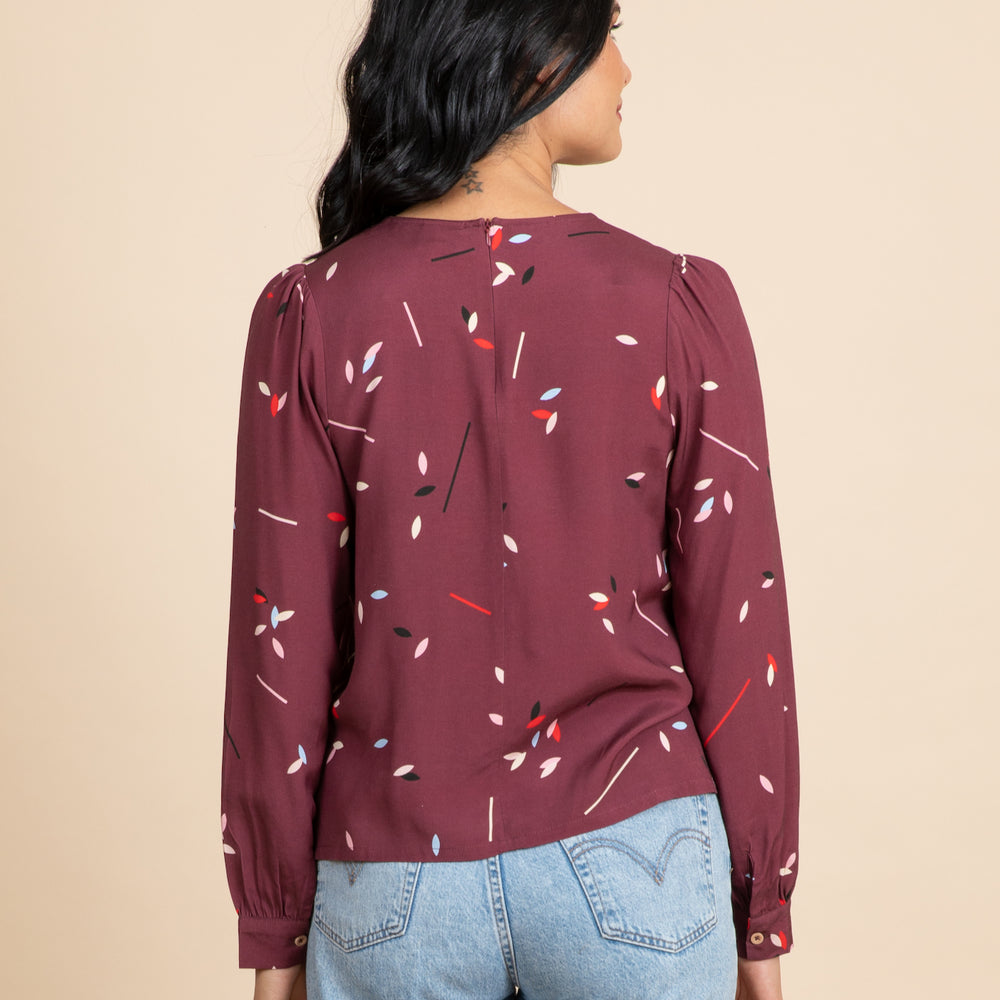 
                      
                        FALLEN LEAVES Bell Sleeve Top
                      
                    