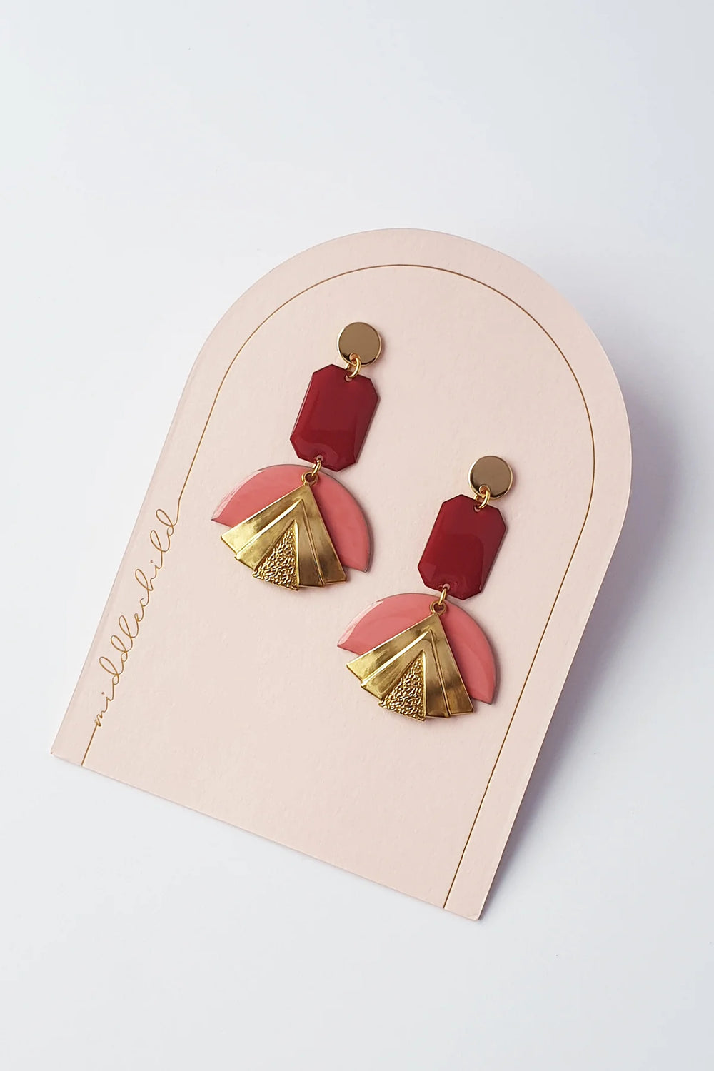 Moulin Earrings in Berry by Middle Child