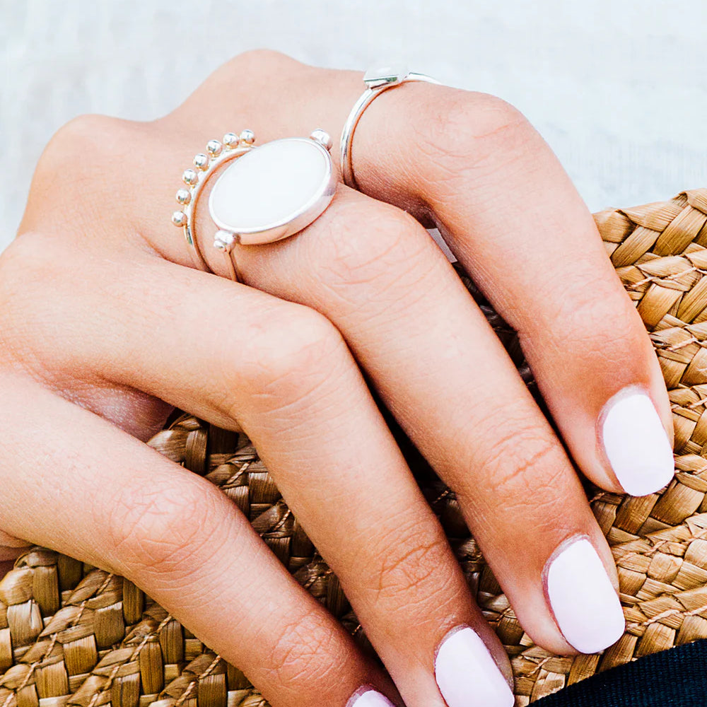 Flip Ring GOLDEN BRASS (Blush Pink & Vanilla or Lavender & Vanilla combos)