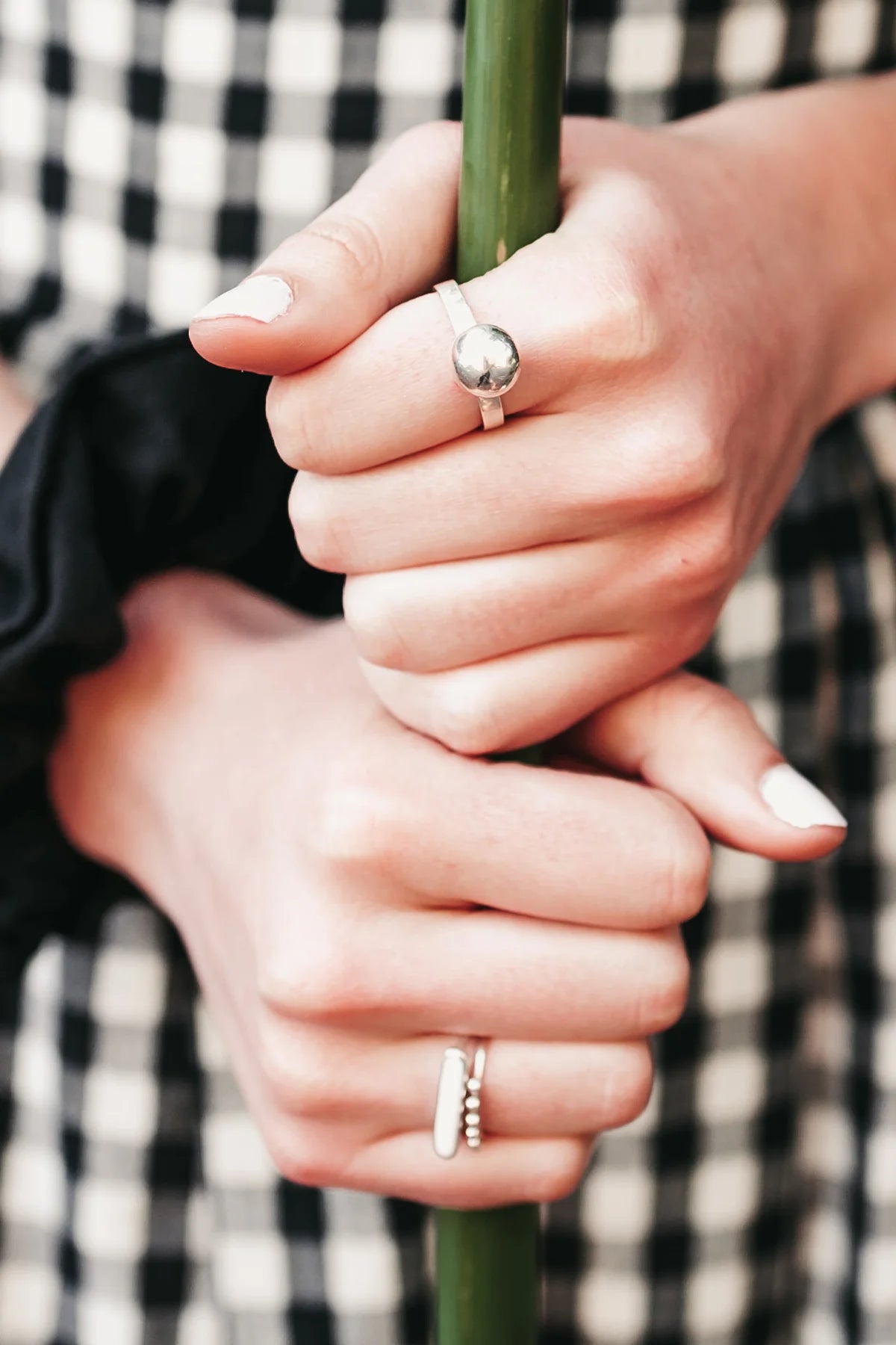 POM POM Ring - STERLING SILVER