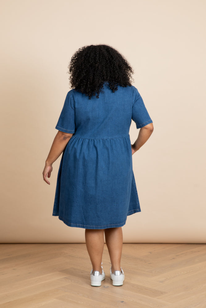 
                      
                        Denim Smock Dress
                      
                    